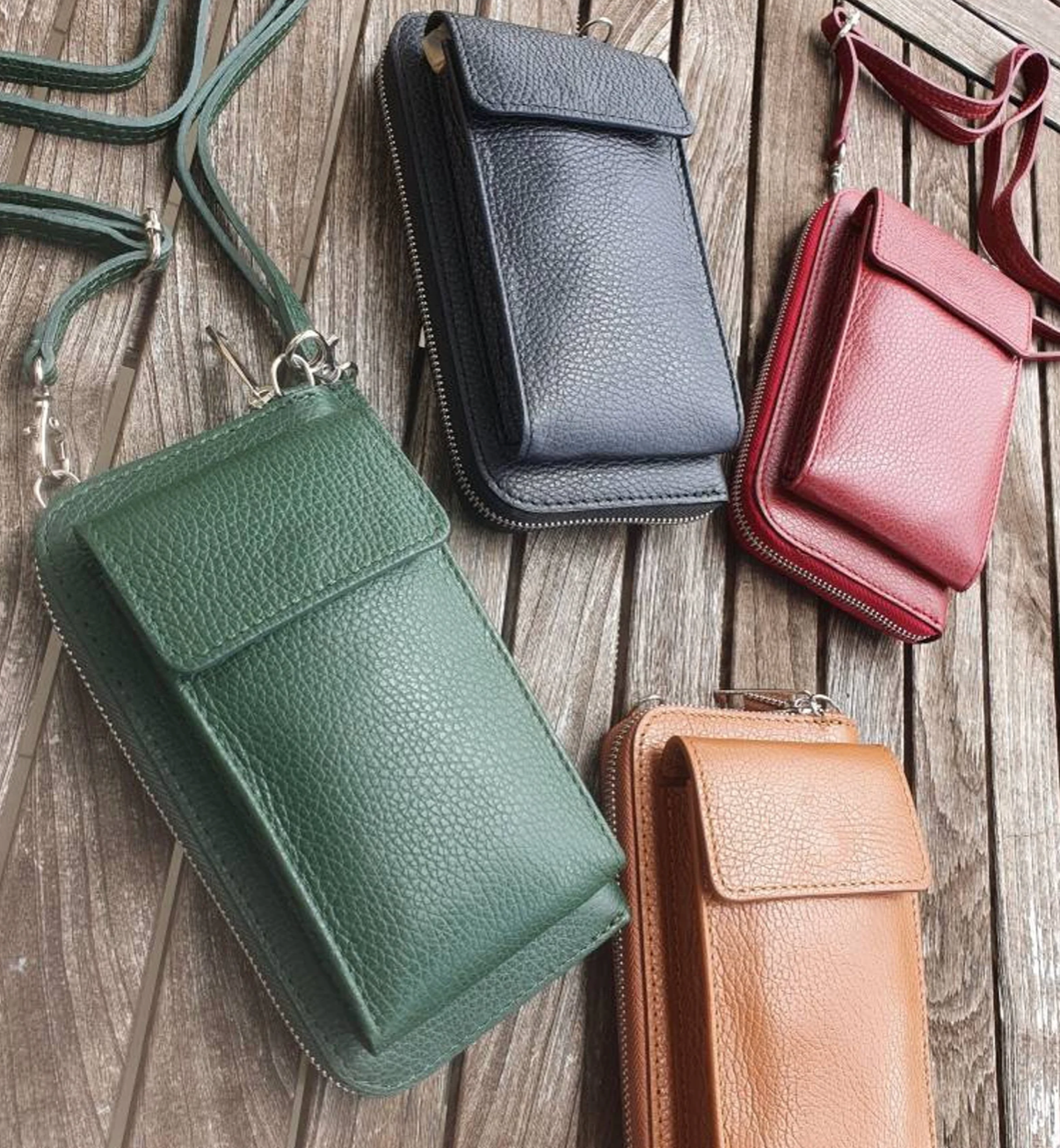 LuxBag | Premium Leather Crossbody Bag for Mobile Phones