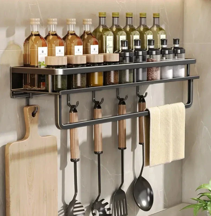 ChefRack | Elegant Hanging Shelf for Kitchen Utensils
