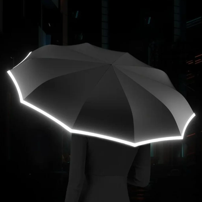BrightRain | Windproof Umbrella with Reflective Edge