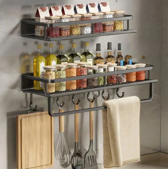 ChefRack | Elegant Hanging Shelf for Kitchen Utensils
