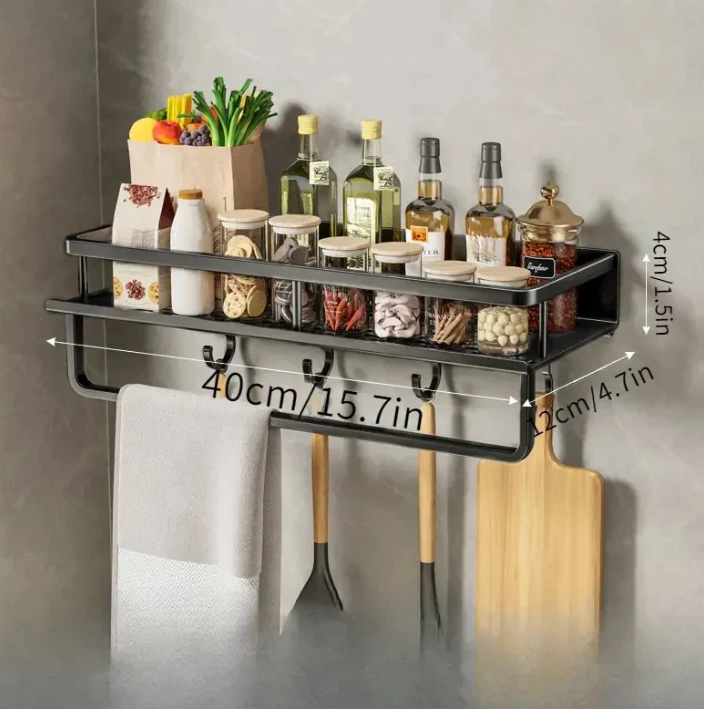 ChefRack | Elegant Hanging Shelf for Kitchen Utensils