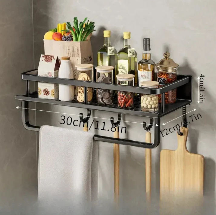ChefRack | Elegant Hanging Shelf for Kitchen Utensils
