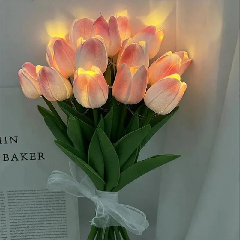 TulipGlow | LED Tulip Night Light – Portable & Warm Glow