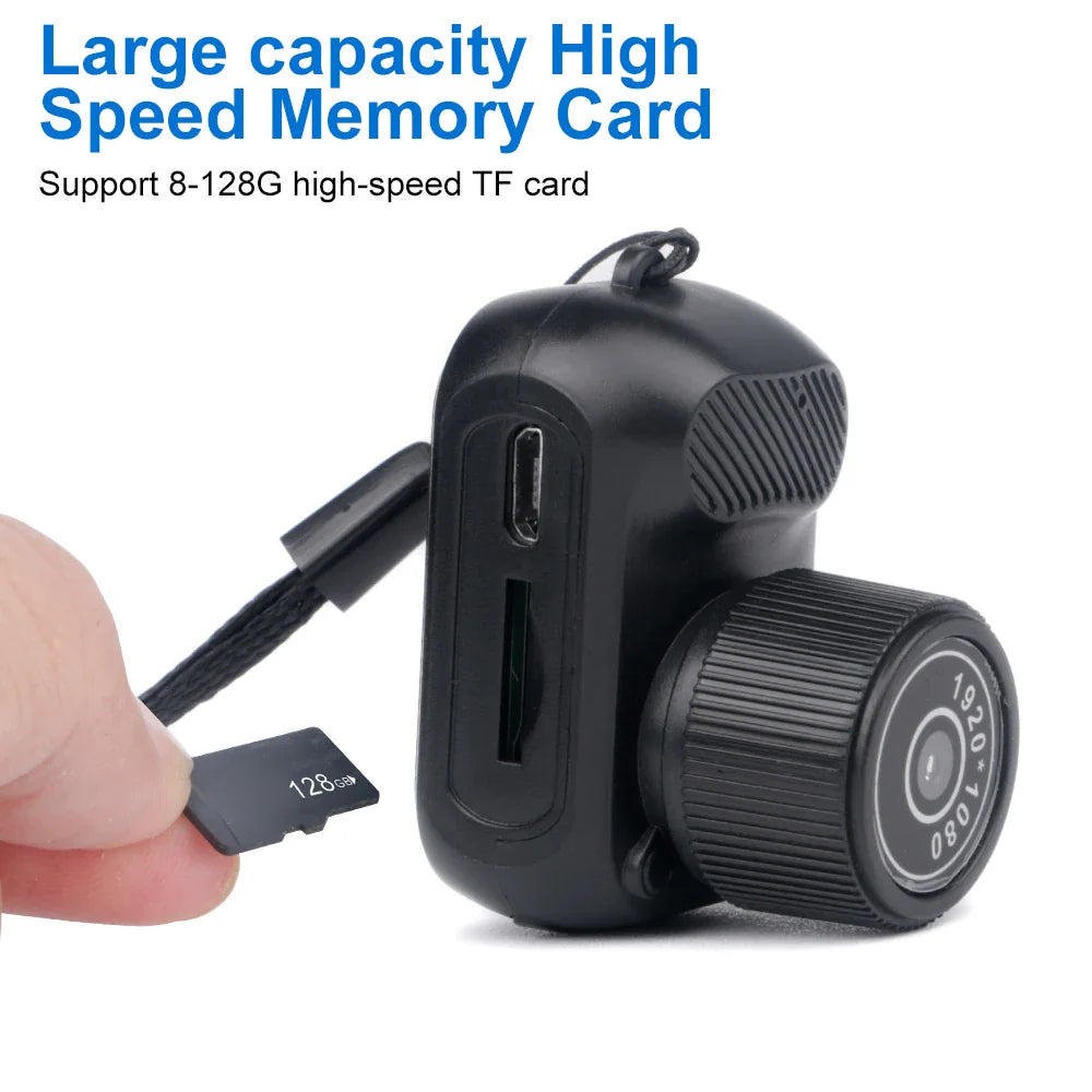 CamPix | Mini Camera with 200mAh Battery & SD Card Recording