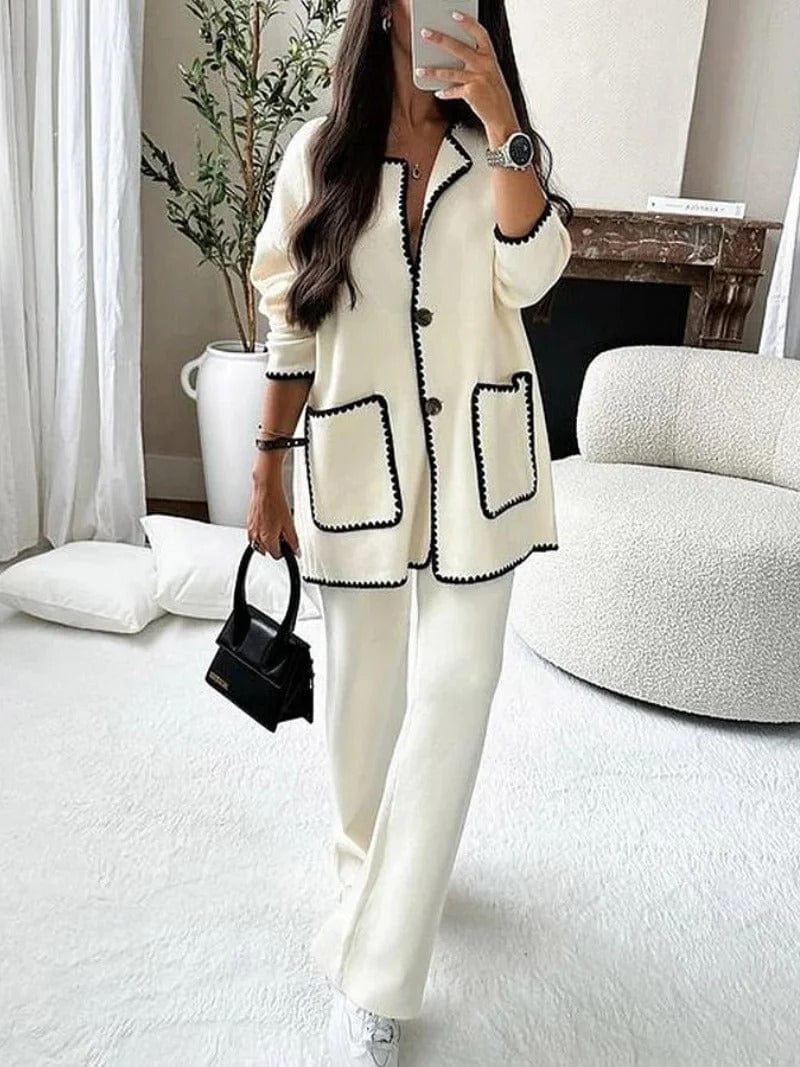 Bella Luna | Women's Set – Chic Top and Pants Ensemble-2