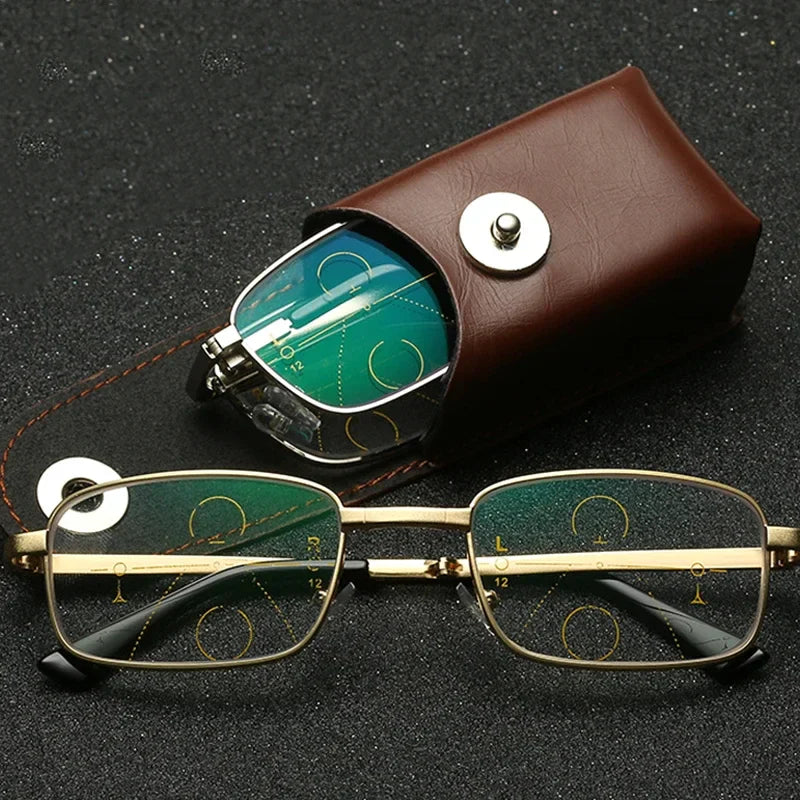 FoldFit | Travel-Friendly Progressive Glasses with Blue Light Protection