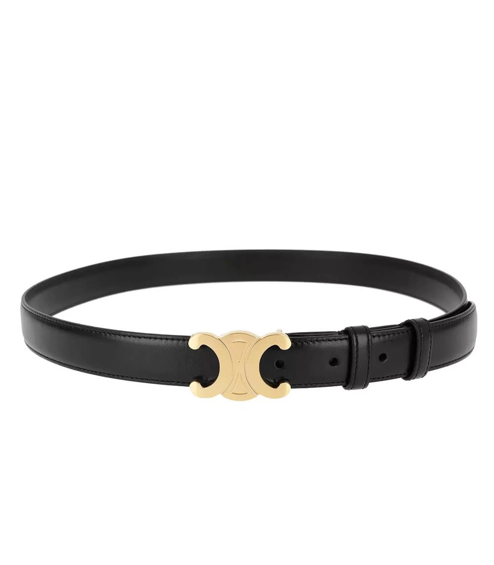 LuxStrap | Premium Leather Belt – Elegant Gold Accent & Durable