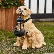 SolarBuddy | Adorable Dog Statue Garden Light4
