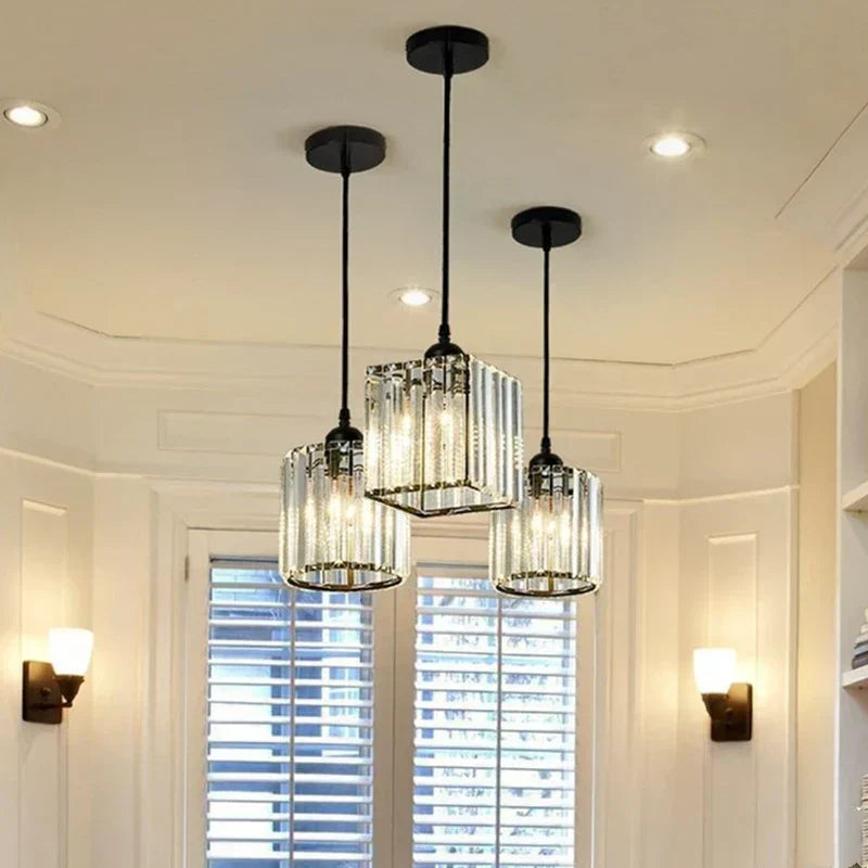 SparkleBeam | Elegant Crystal Ceiling Light1