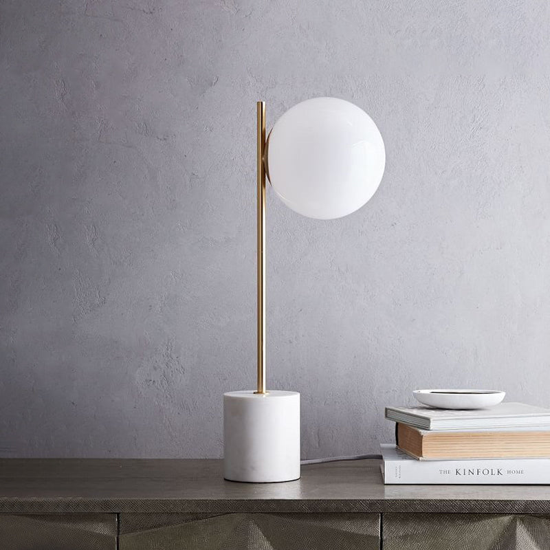 SphereBright | Minimalist Marble Table Lamp1