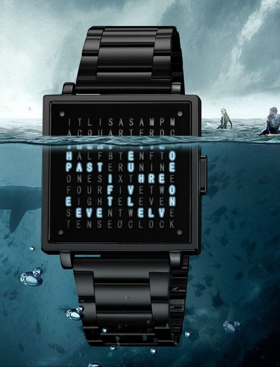 TimeMyst | Unique Time Display and Waterproof Design