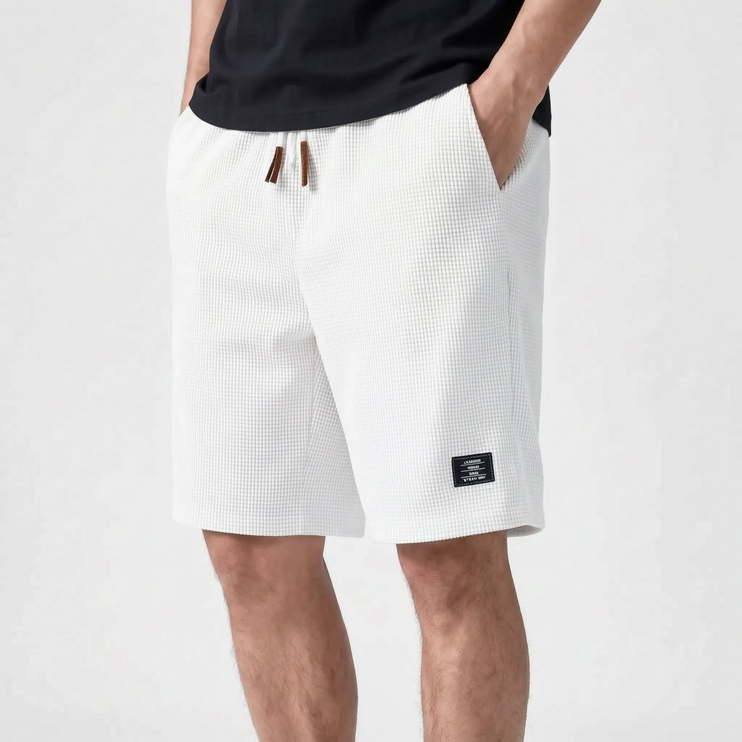 Travis - Textured Casual Men's Shorts