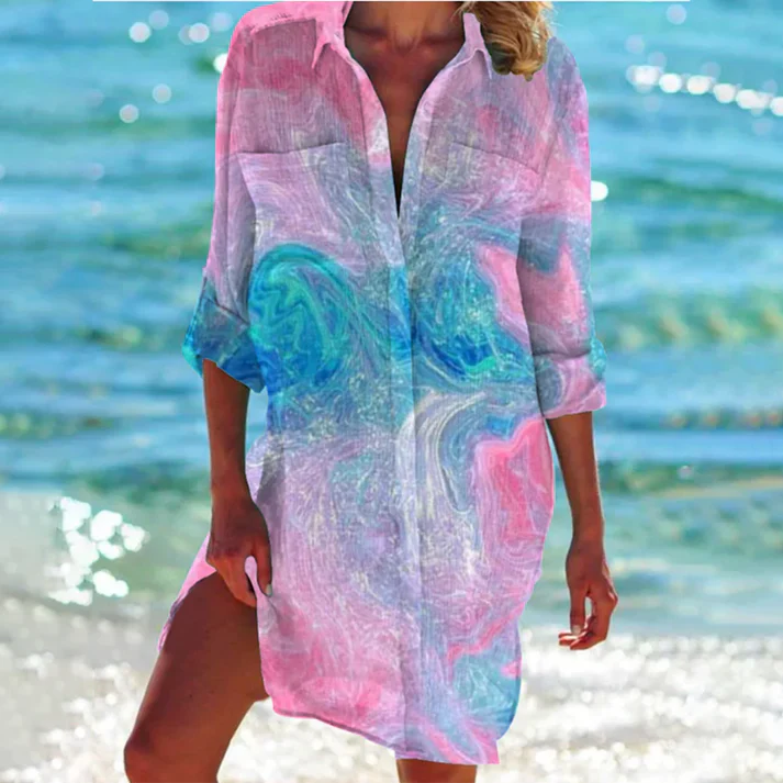 Variant image for Luna | Women's Dress – Chic Bohemian Summer Elegance-26