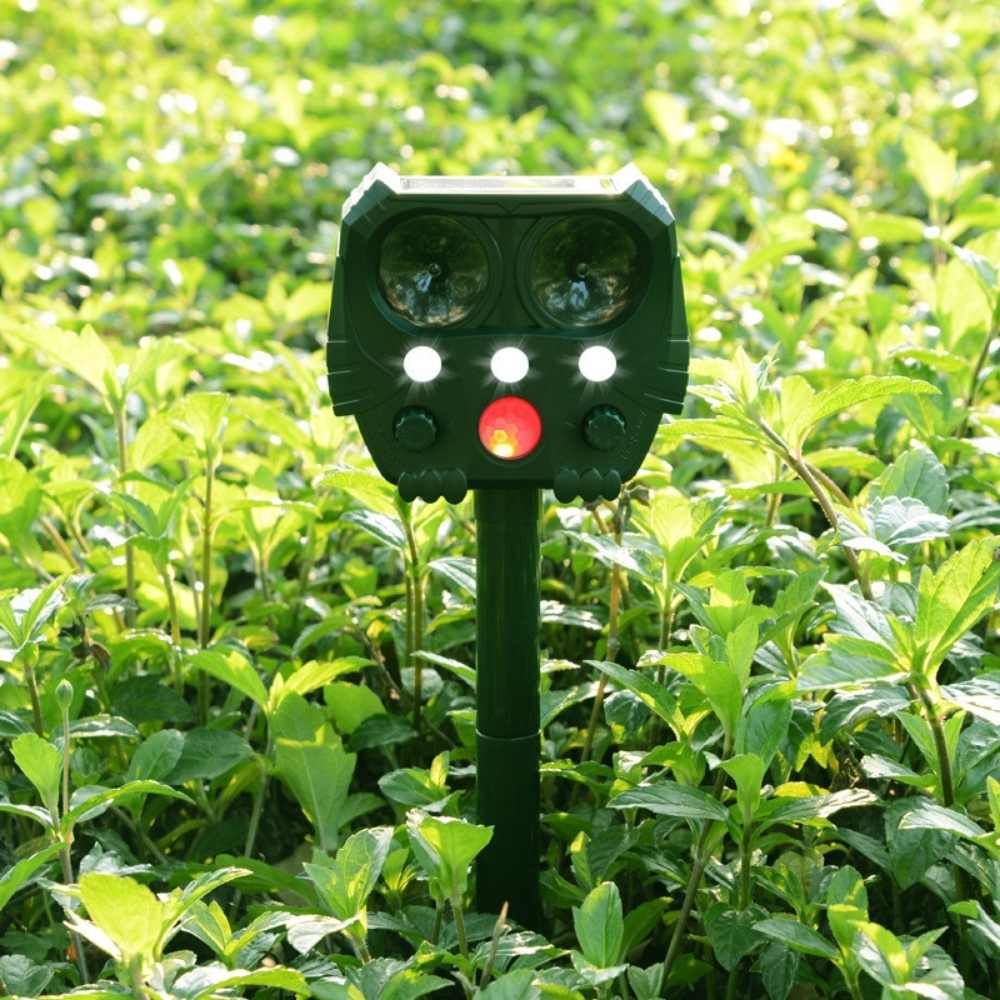 UltraSonic | Repellent Ultrasonic and Noise Sonar Deterrent for Cat, Fox, Rat, Squirrel and Dog