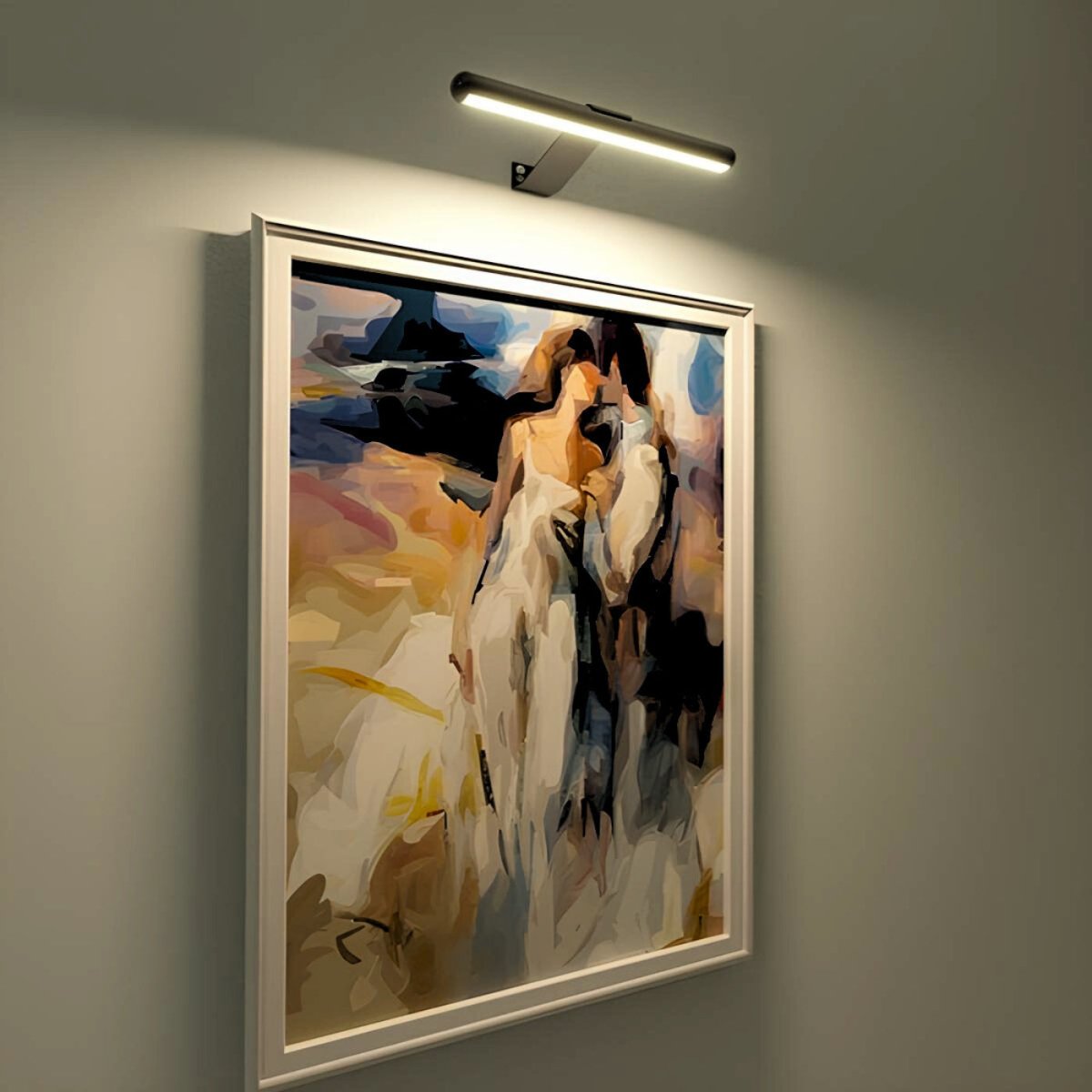 FrameLuxe | Kabellose Bilderleuchte für elegante Kunstbeleuchtung