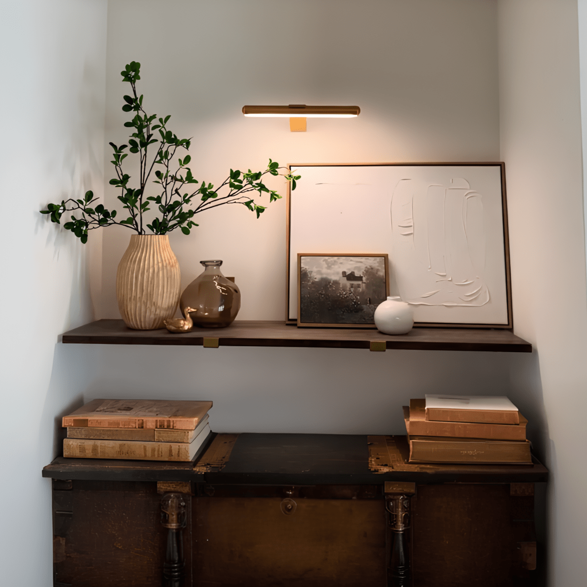 FrameLuxe | Kabellose Bilderleuchte für elegante Kunstbeleuchtung