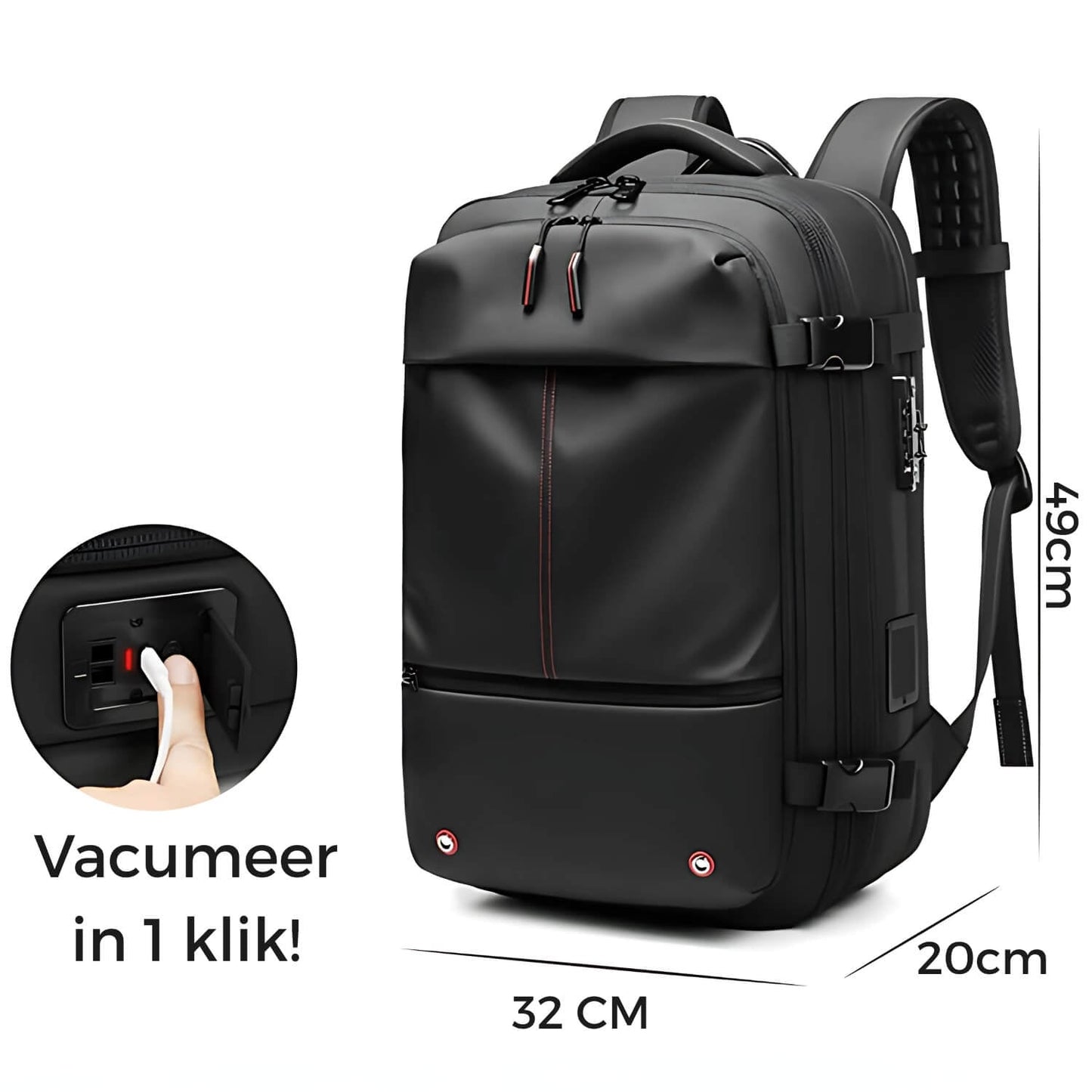 VacuPro | Vacuum travel bag, compressible and ideal for travelling