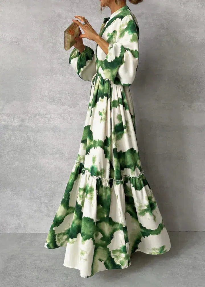 Elara | Elegant Long-Sleeve Maxi Silhouette | Women