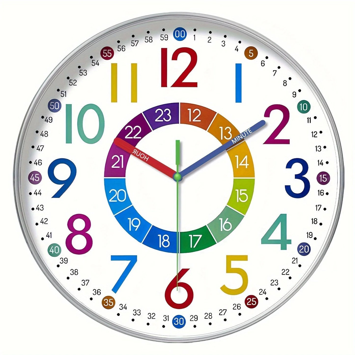 VibrantClock | Modern Colorful Wall Clock4