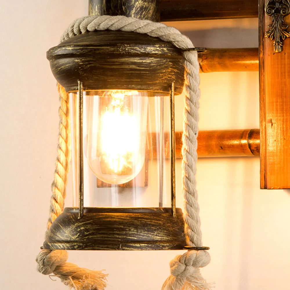 VintageKnot | Handmade Wood & Rope Lamp3