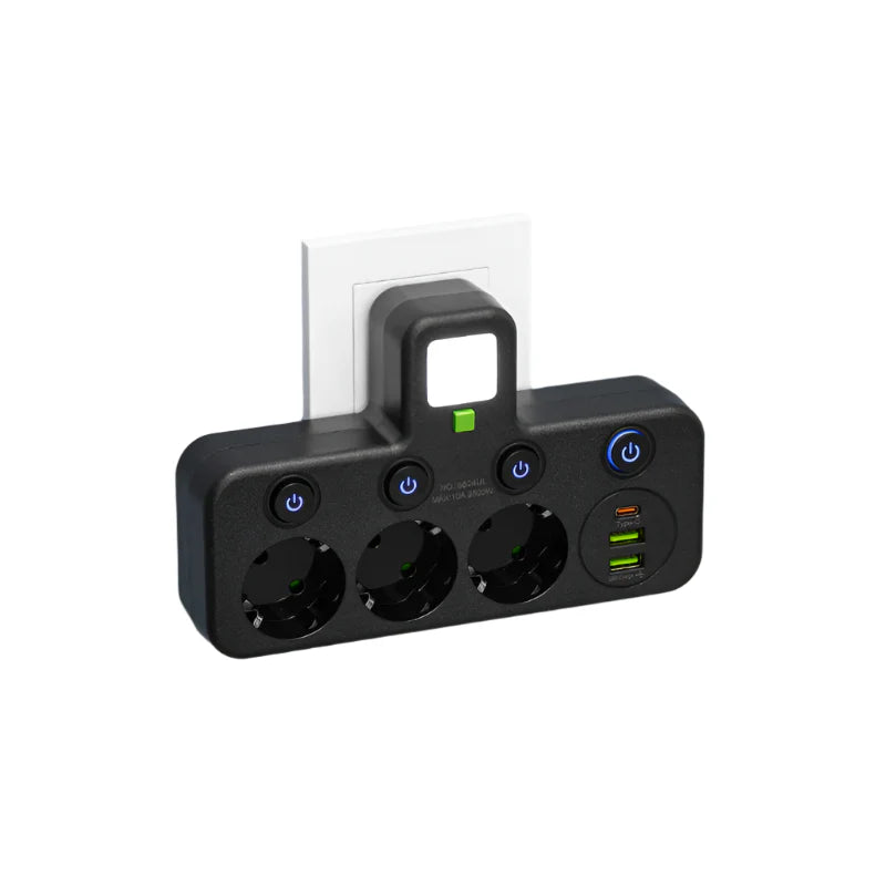 Voltriqia - Compact Multi Outlet Power Strip