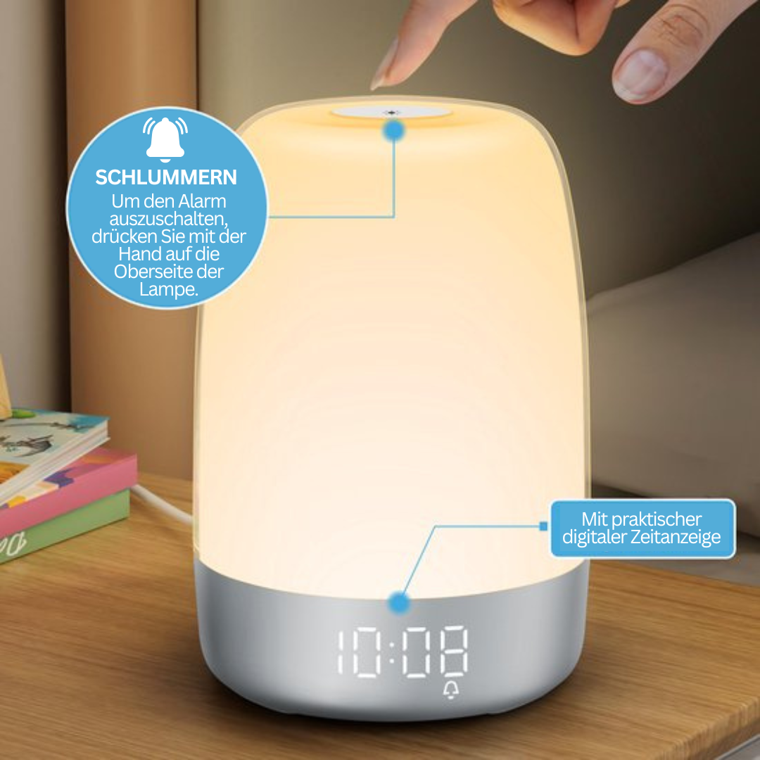 DawnAura | Wake-up Light with Natural Sounds