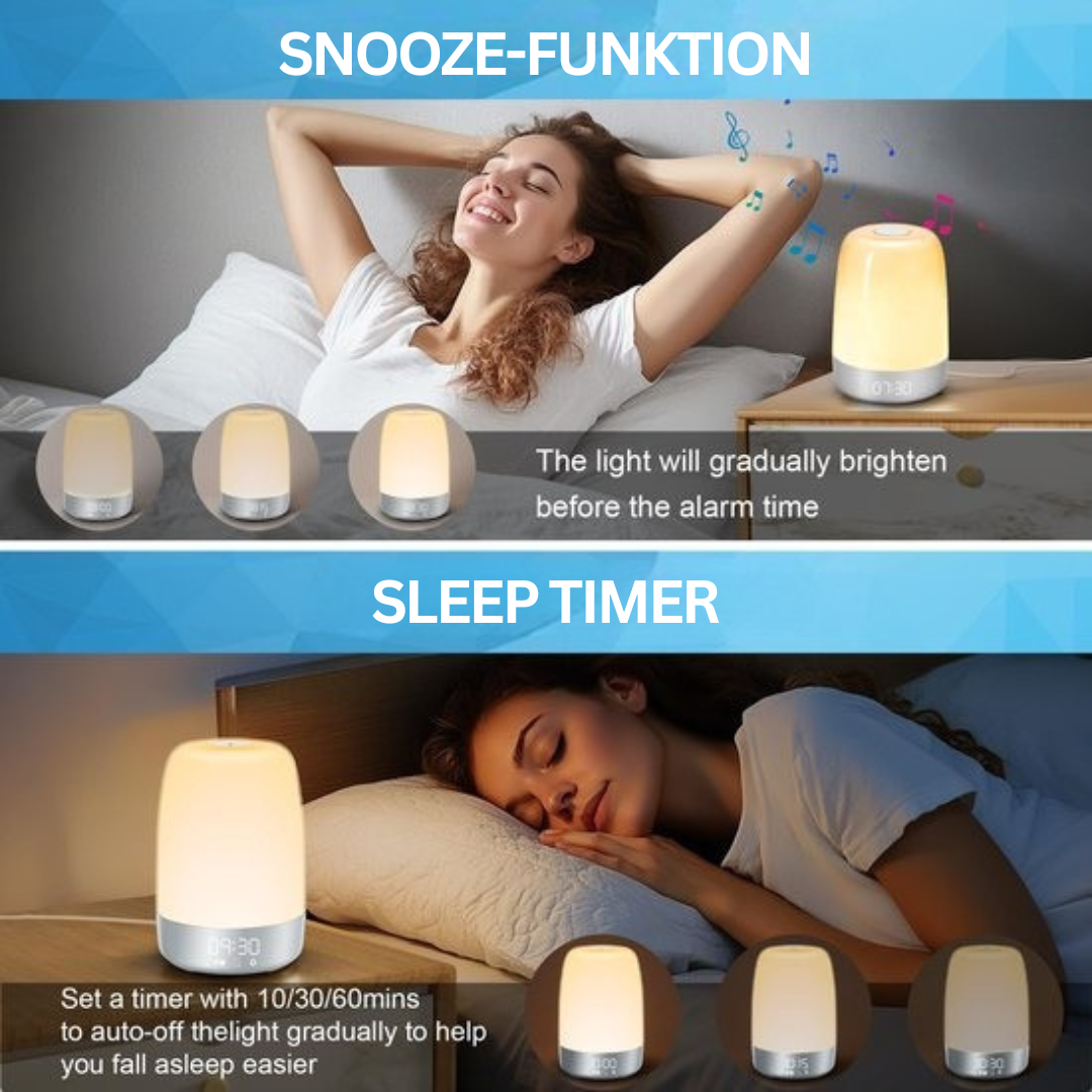 DawnAura | Wake-up Light with Natural Sounds