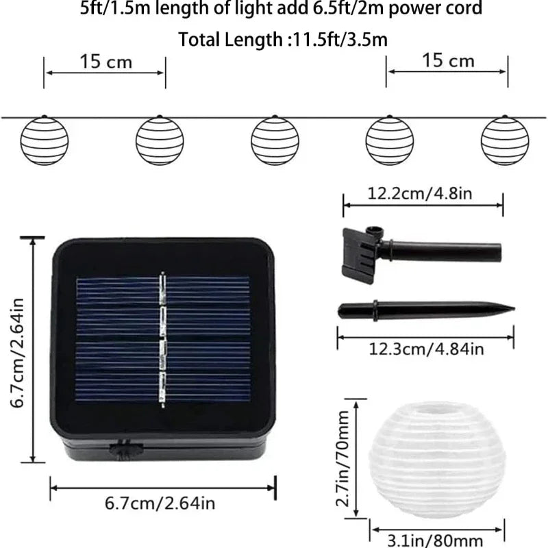 SunShade | Solar String Lantern