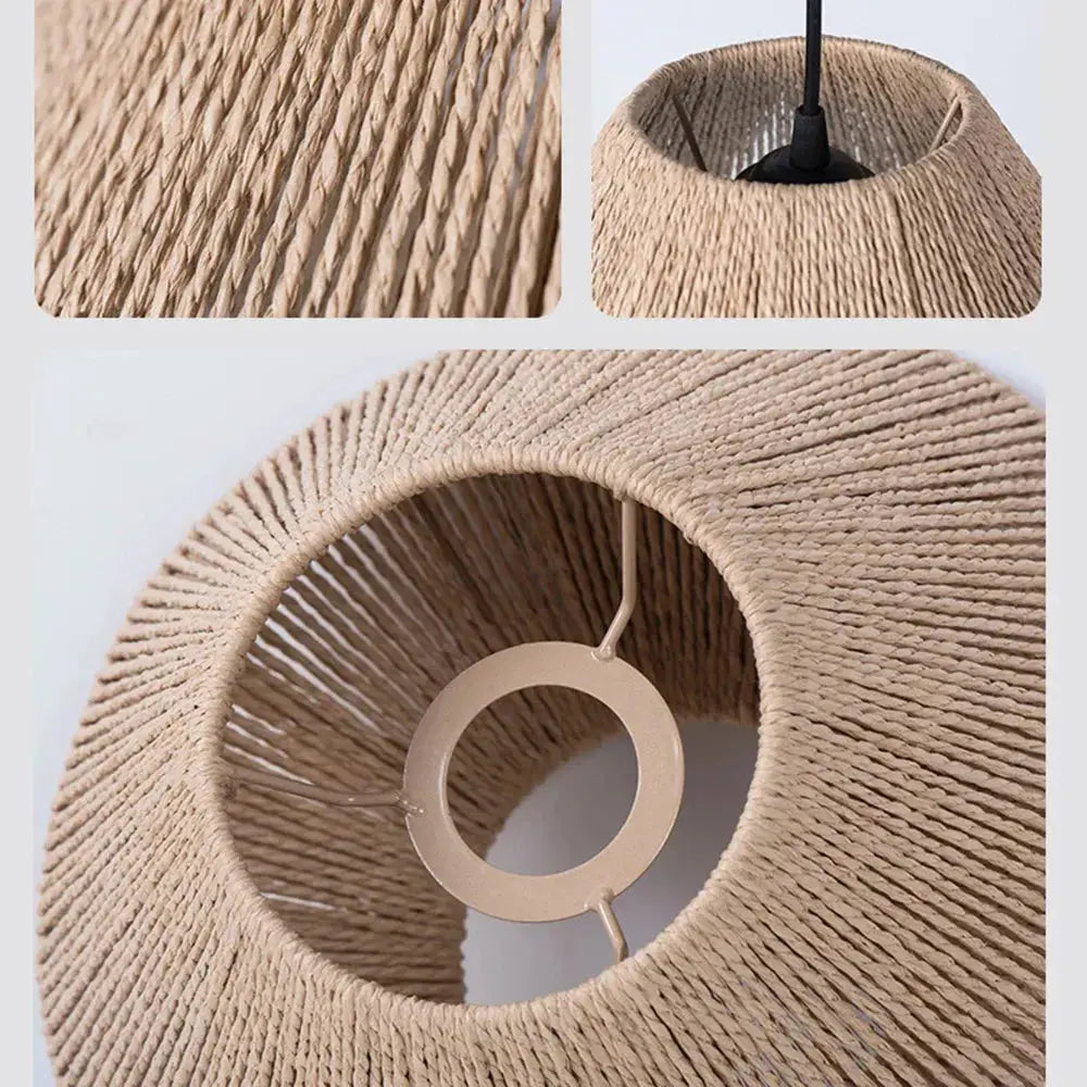 WeaveShade | Rustic Rattan Hanging Lamp2