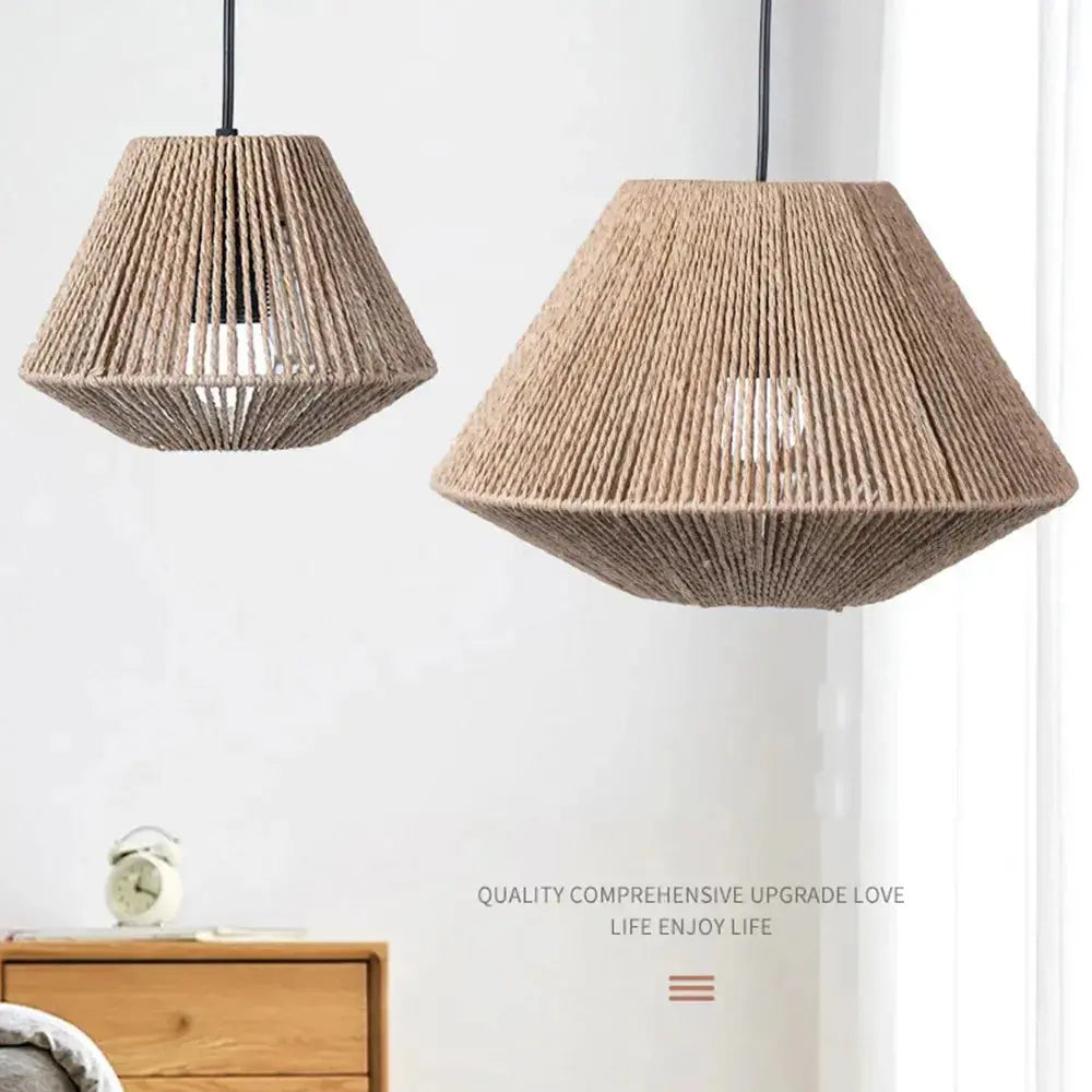WeaveShade | Rustic Rattan Hanging Lamp4