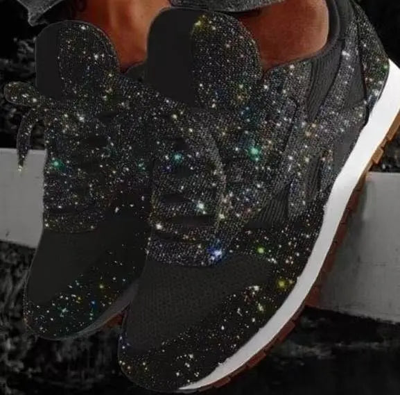 Delilah | Sparkling Everyday Sequin Trainers | Women