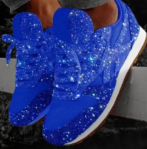 Delilah | Sparkling Everyday Sequin Trainers | Women