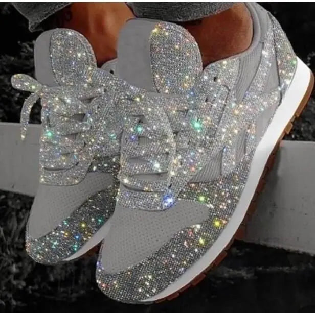 Delilah | Sparkling Everyday Sequin Trainers | Women