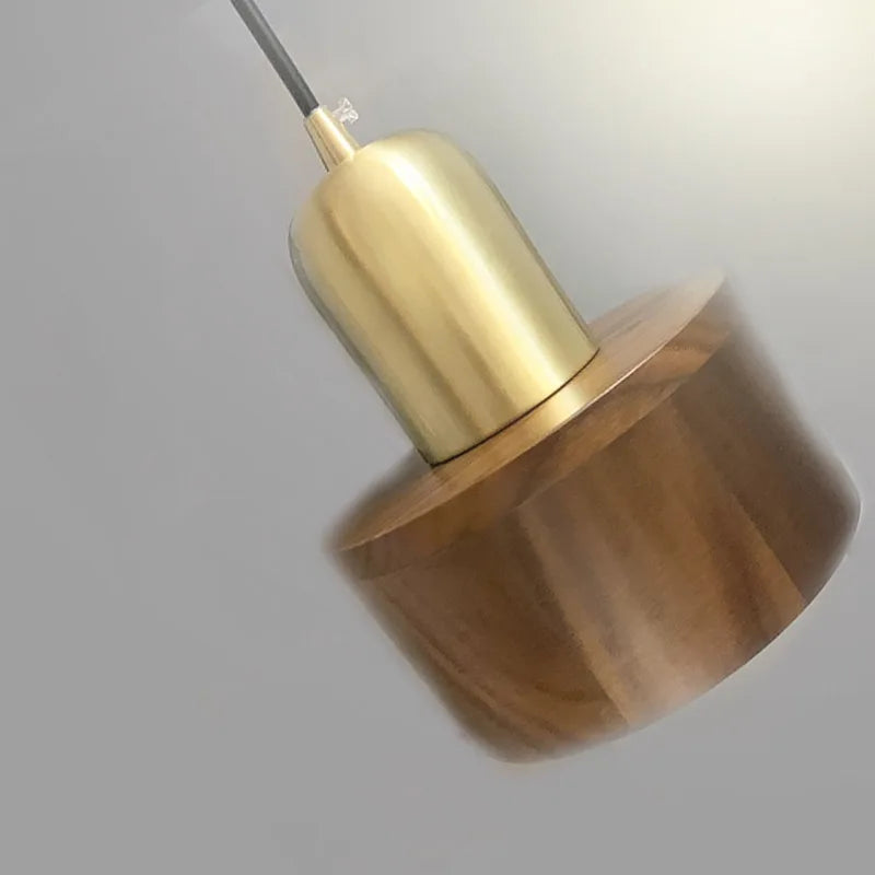 WoodenGlow | Unique Walnut Ceiling Light2