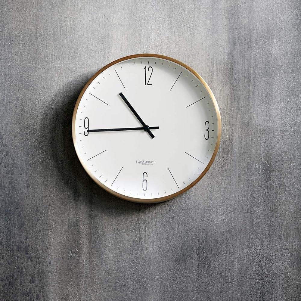 WoodenTick | Minimalist White Clock3
