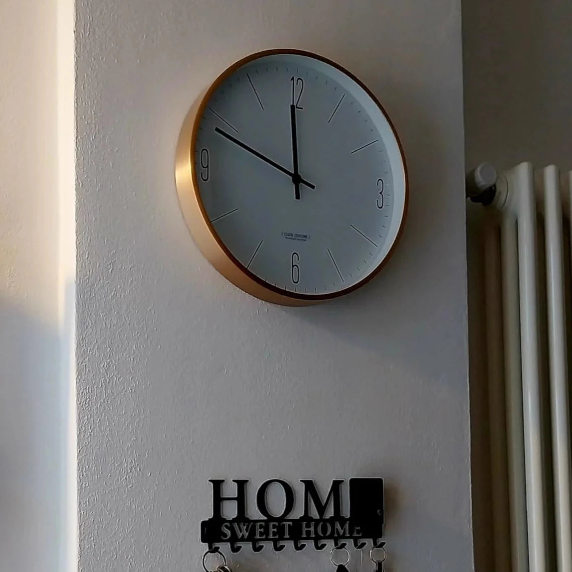 WoodenTick | Minimalist White Clock4