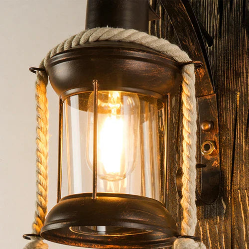 WoodlandFlame | Antique Wood Wall Light4