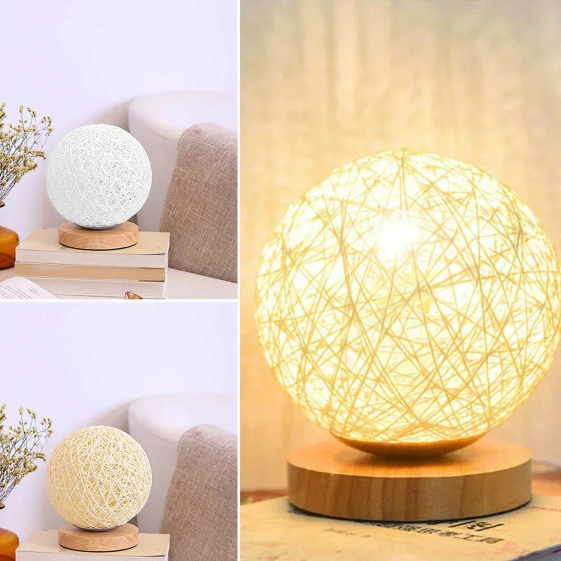 WovenLight | Natural Rattan Table Lamp4