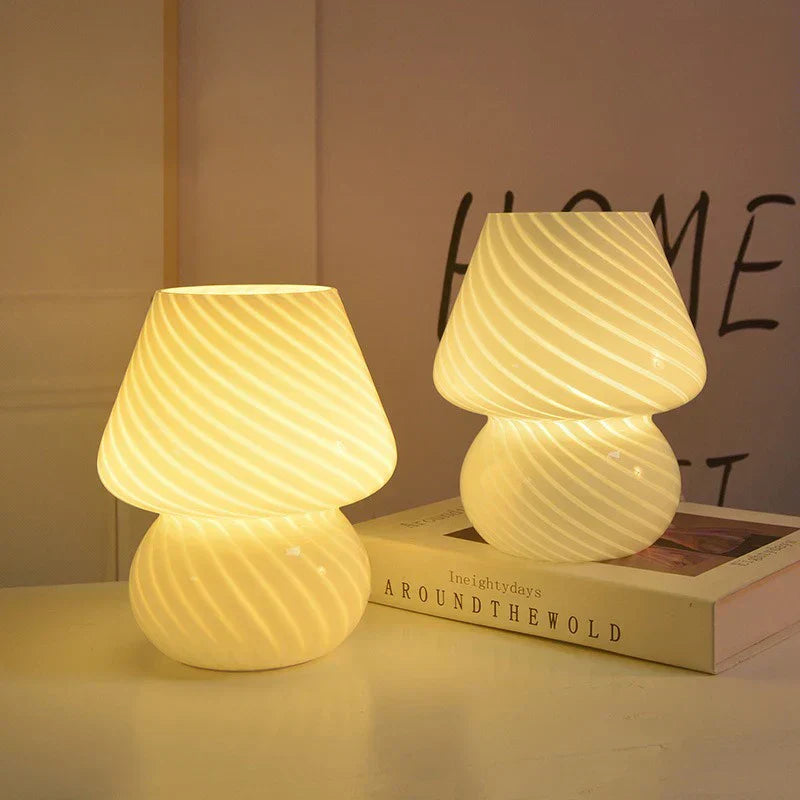 ZenMush | Minimalist Striped Glass Lamp3