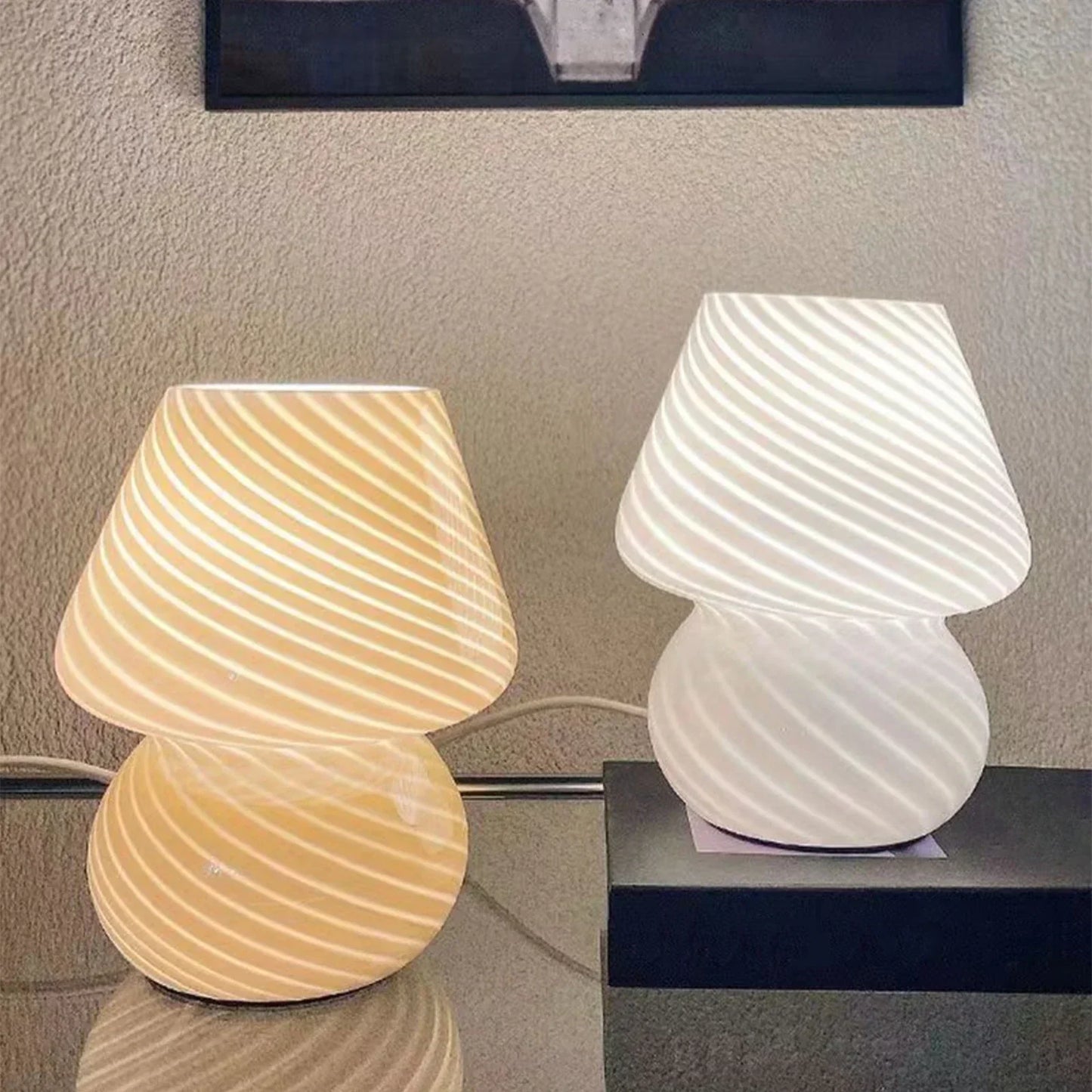 ZenMush | Minimalist Striped Glass Lamp5