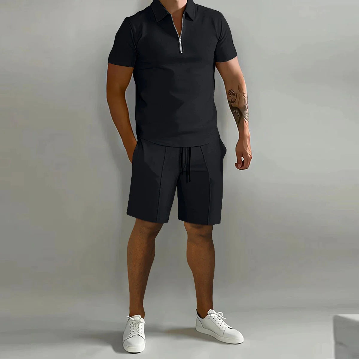 Callum | Refined Polo and Shorts Duo | Men’s Fashion