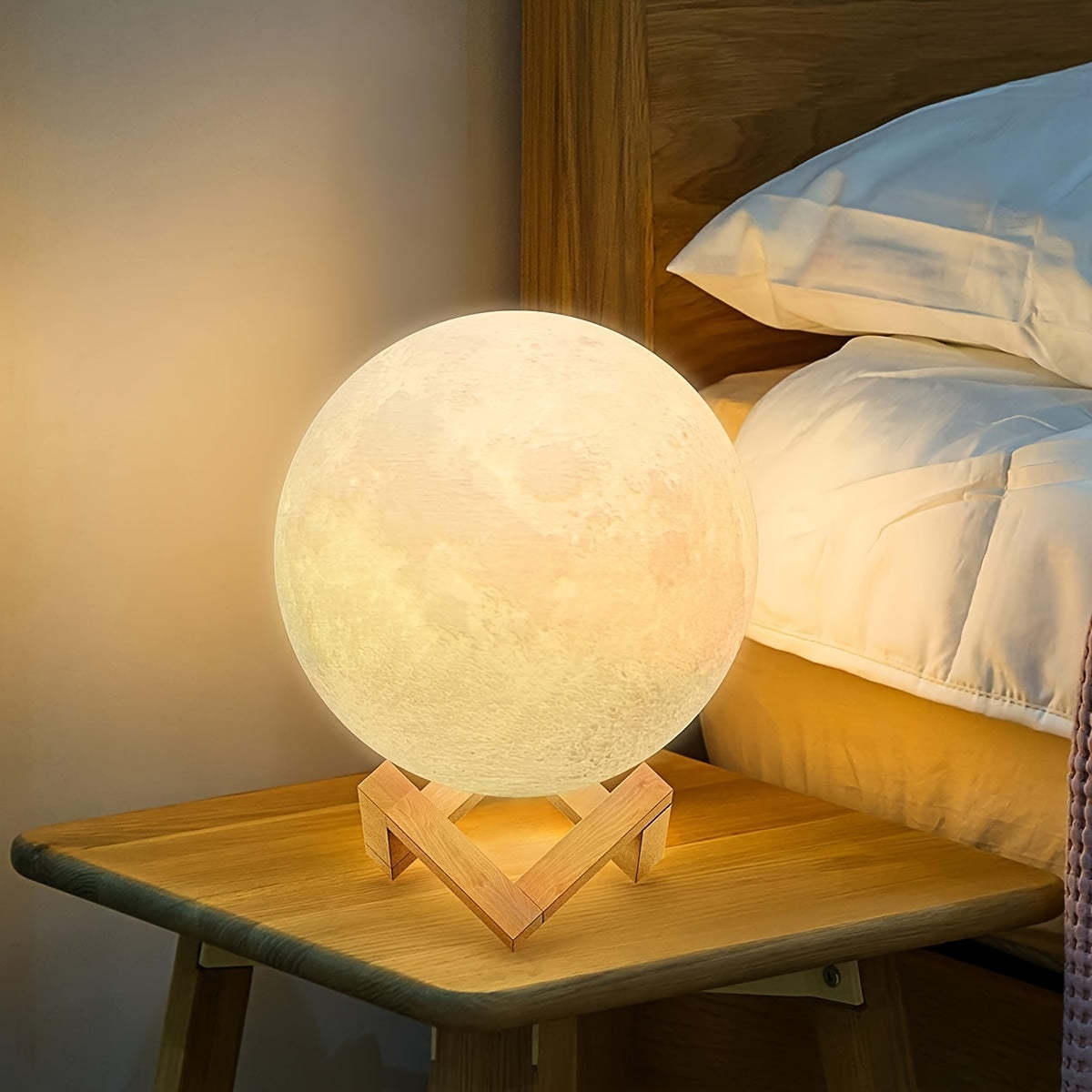 CelestiLight | Moon Night Lamp – Romantic Rechargeable Decor Piece