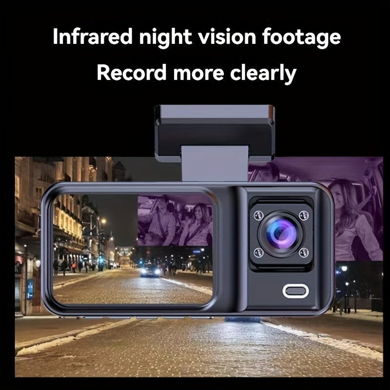 ClearRoad | 1080P Dash Cam – Front, Rear & In-Car View