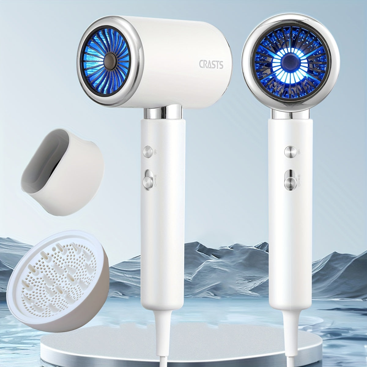 AeroSilk | 2000W Quiet Ionic Hair Dryer for Gentle Hair Care