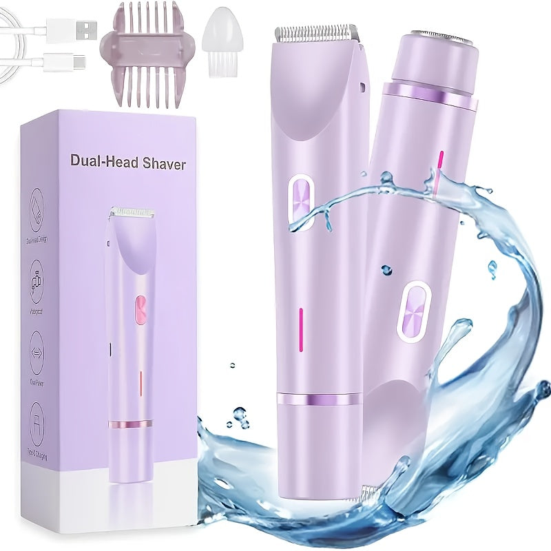 SilkTrim | Women’s Shaver – Dual-Head Precision & USB Charging