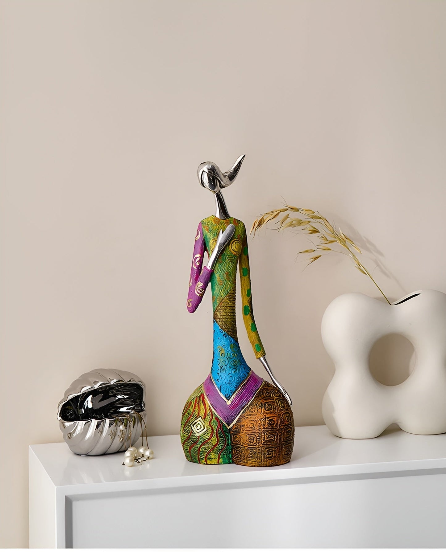 SereneSilhouette | Elegant Body Resin Statue