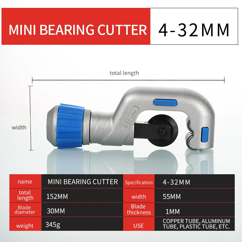 TubeSlice | Robust Pipe Cutter for Metal and PVC Pipes