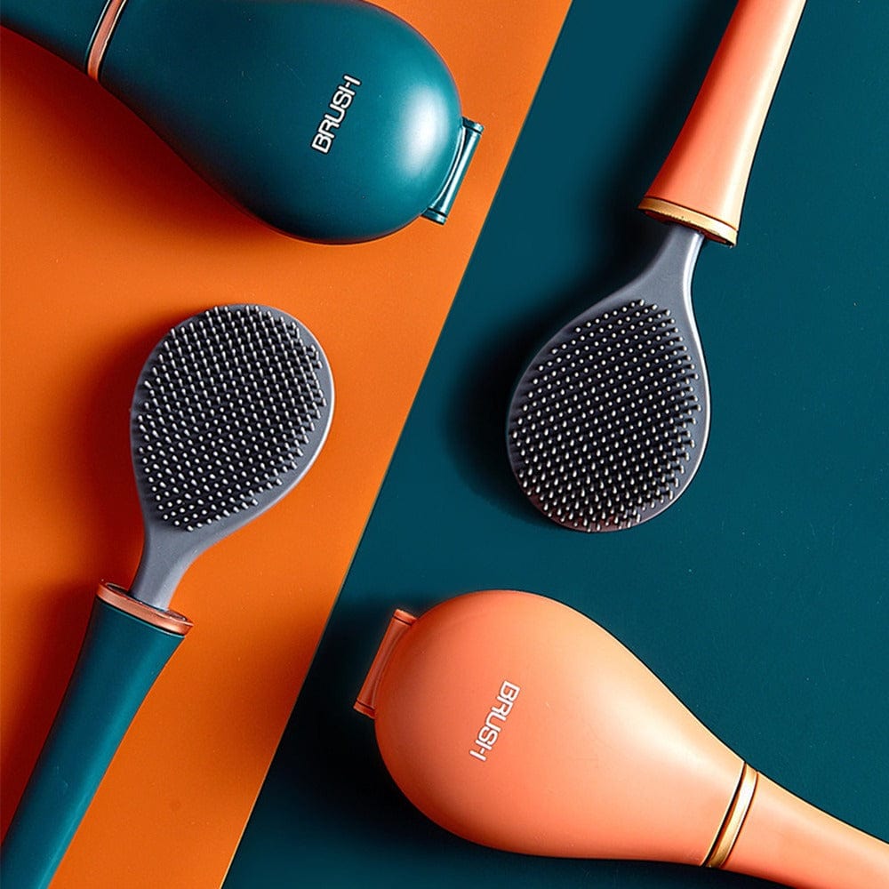 PureBrush | Elegant Toilet Brush with Antibacterial Silicone Head