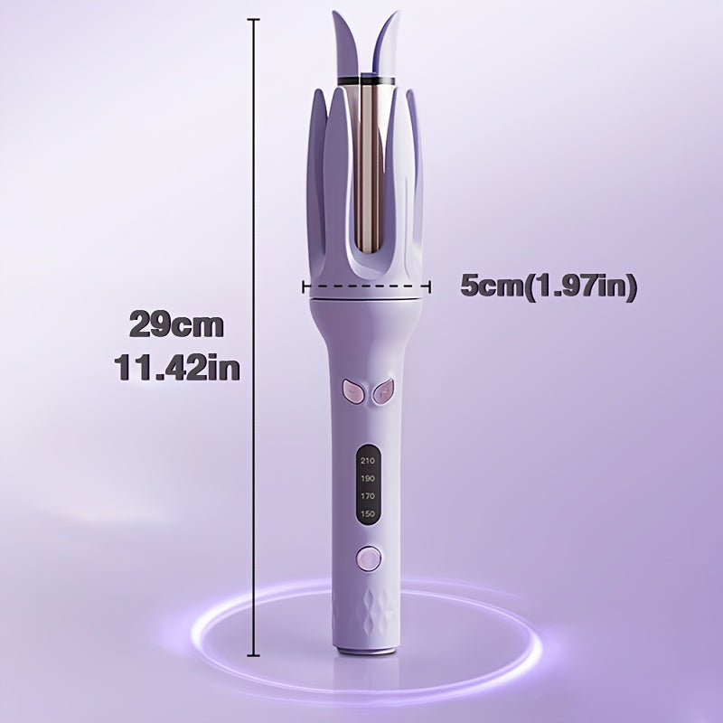 WaveCharm | Professional Auto Curler – Even Curls with Smart Timer & Anti-Scald