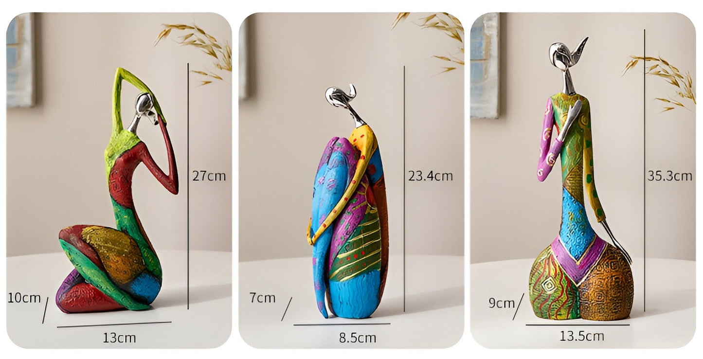 SereneSilhouette | Elegant Body Resin Statue